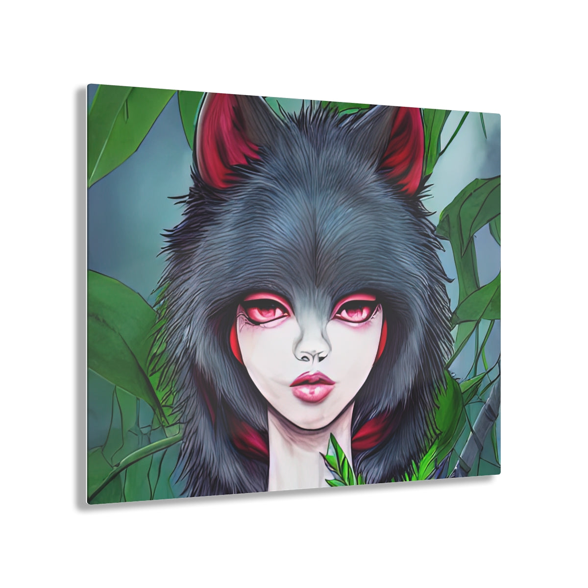 Acrylic Print | Wolf-Girl Hybrid
