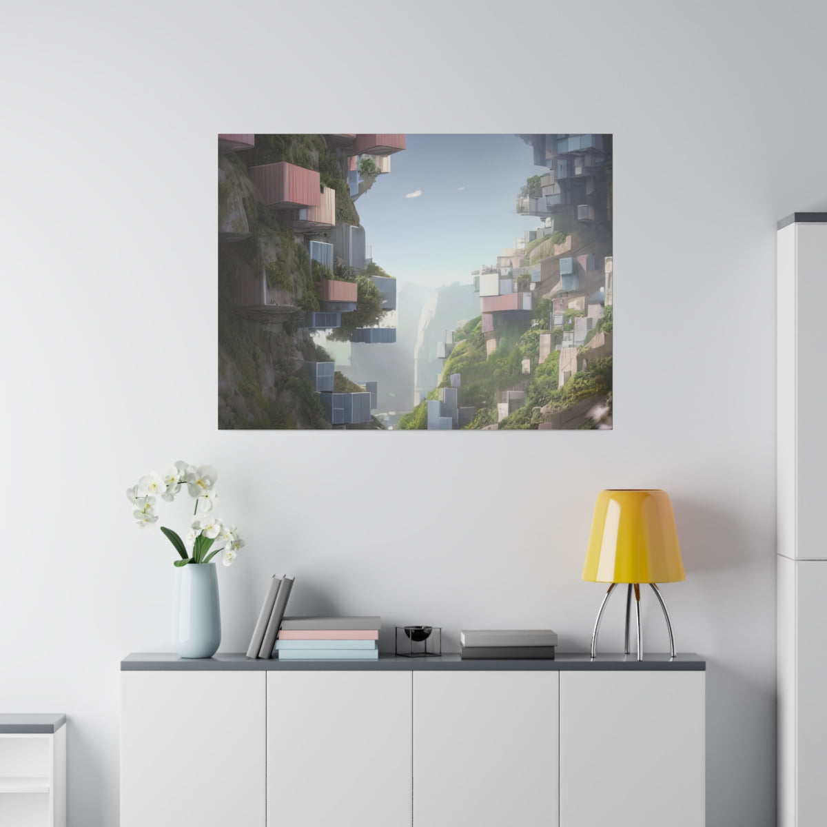 Canvas Print | Brick-Layered City