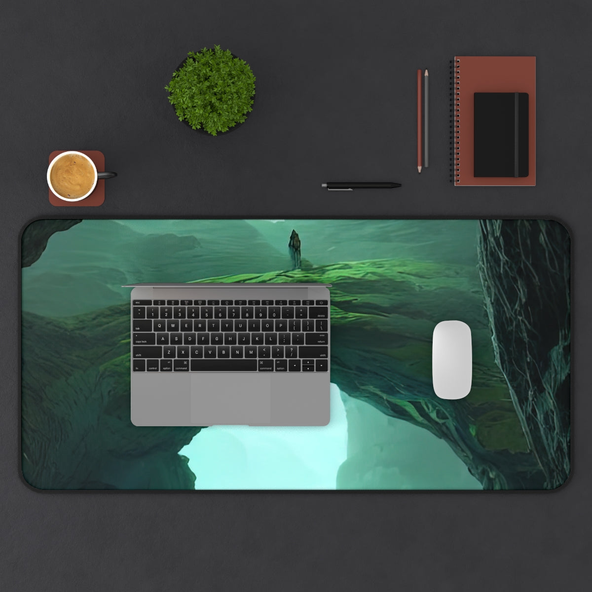 Desk Mat | Watery Underground Cave