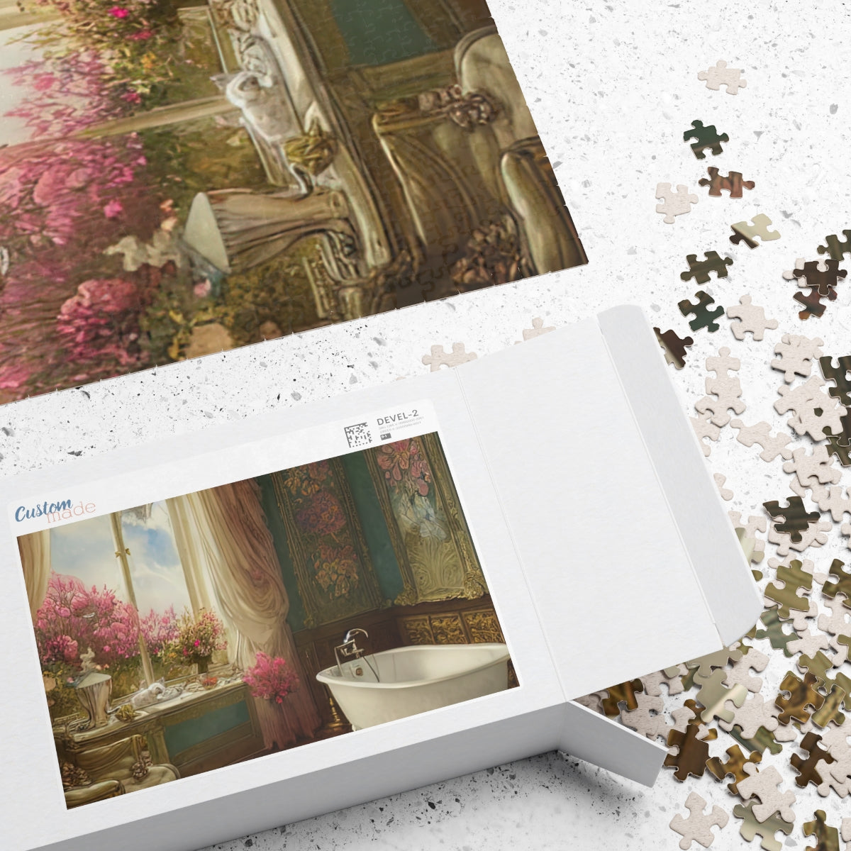 Puzzle (110, 252, 500, 1014-piece) | Vintage Floral Room