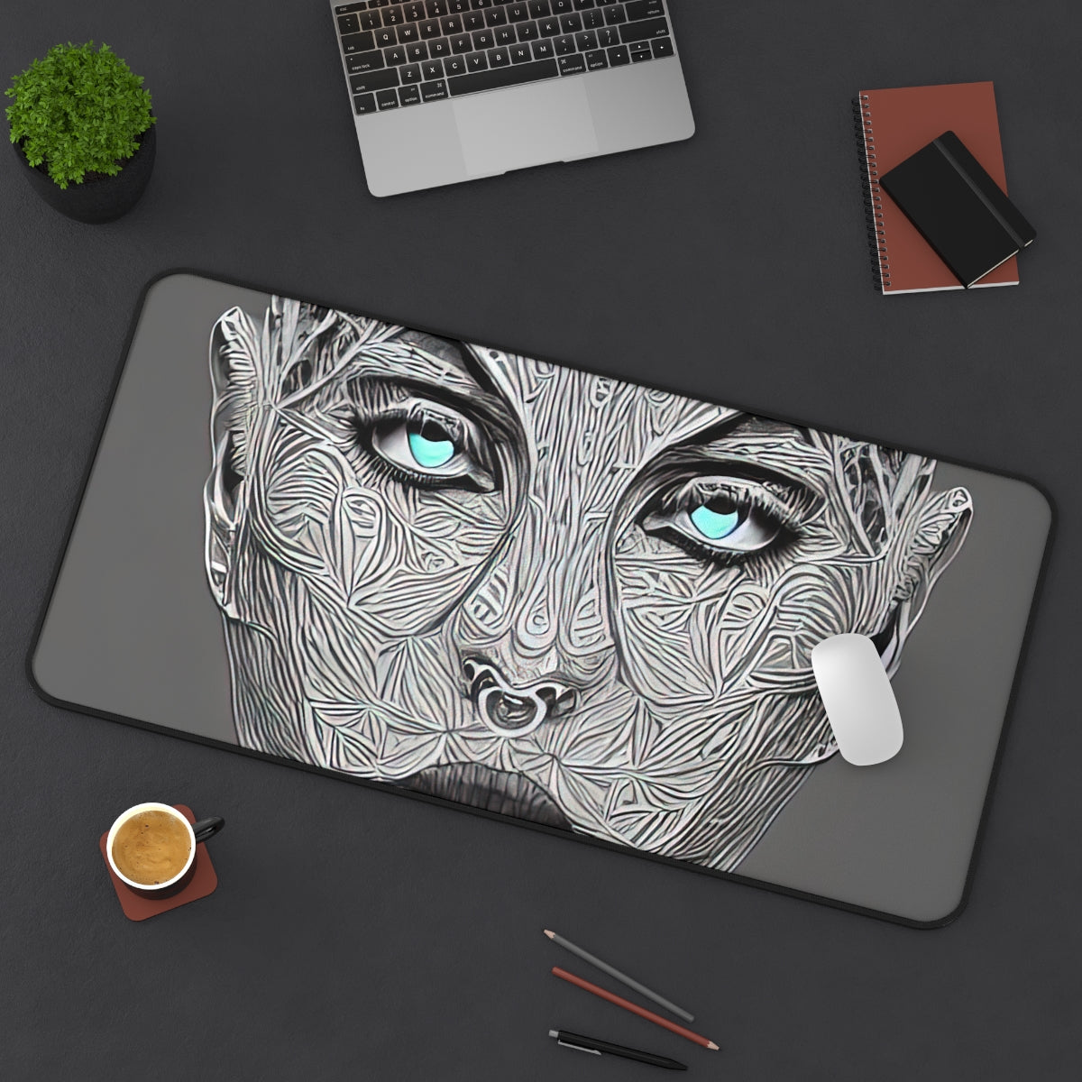 Desk Mat | Abstract Girl