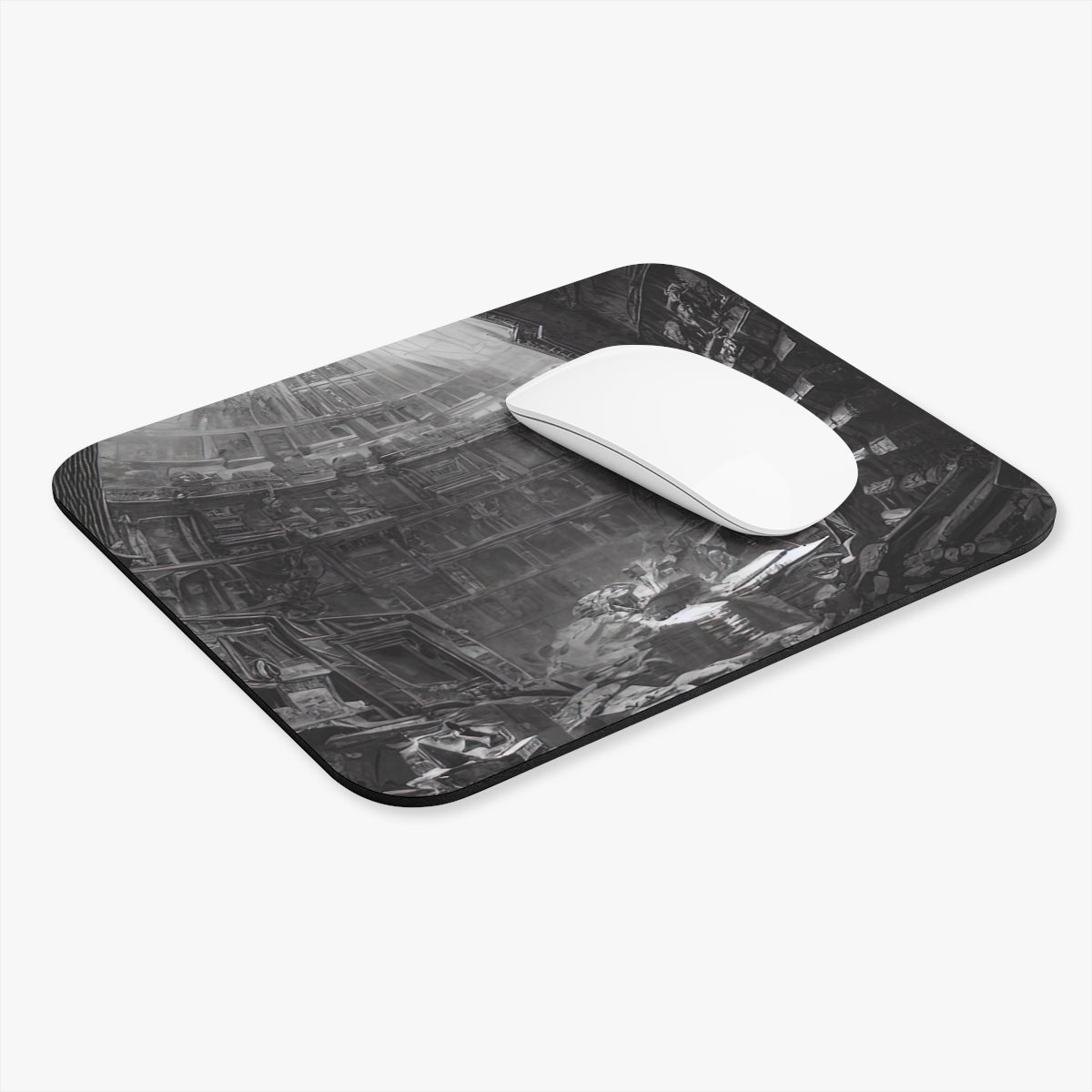Mouse Pad | Old Demolished Building (Rectangle)