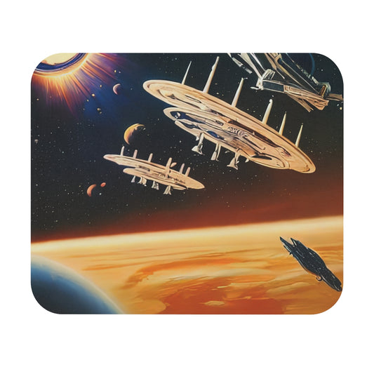 Mouse Pad | 90's Space Scene (Rectangle)