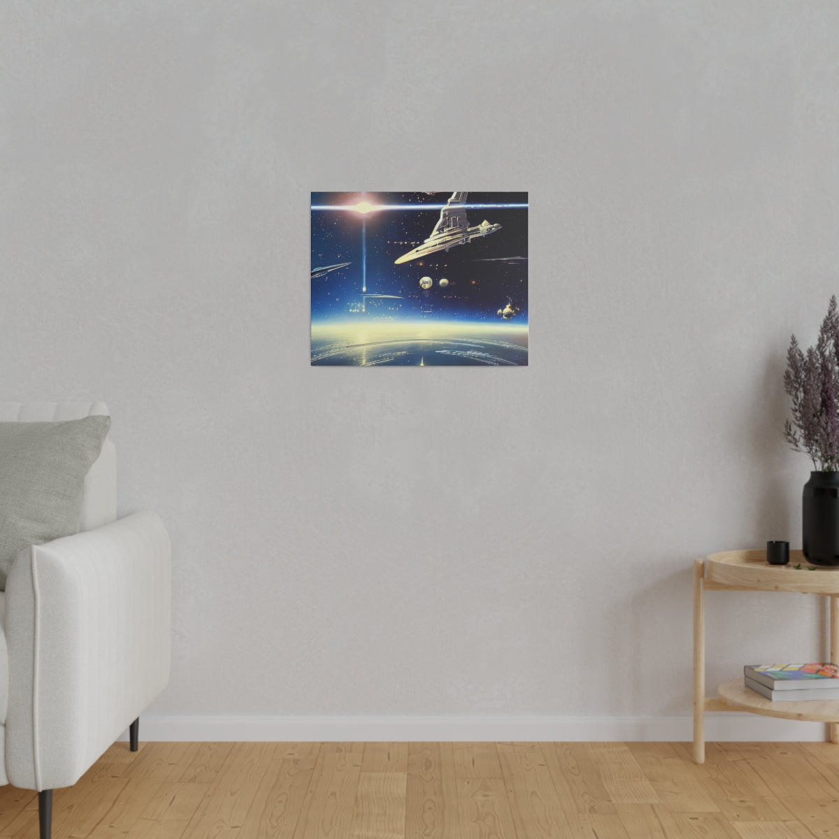 Canvas Print | 80's Space Scene