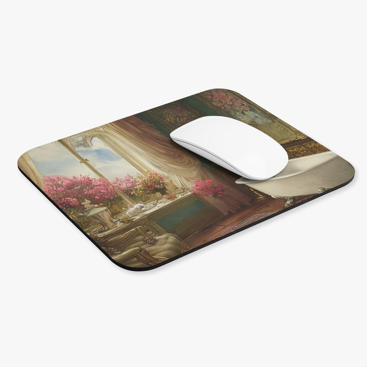 Mouse Pad | Vintage Floral Room (Rectangle)