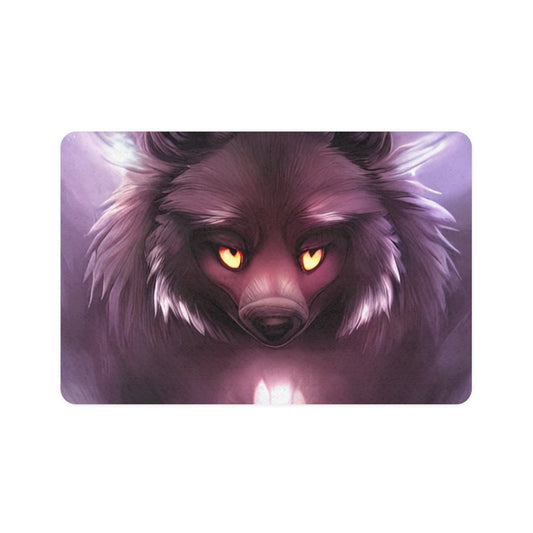 Pet Food Mat | Wolf Praying