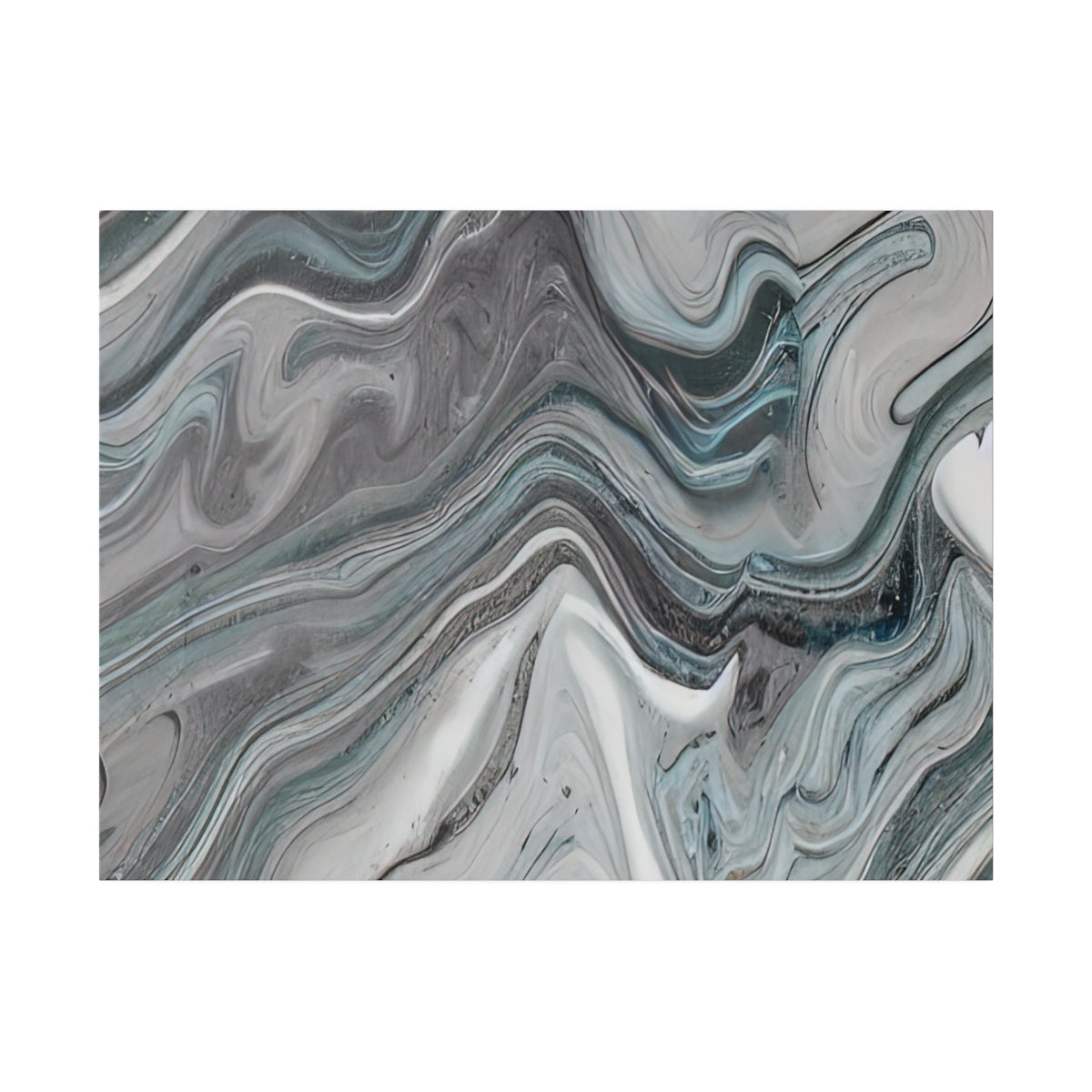 Canvas Print | Abstract Gray Marble