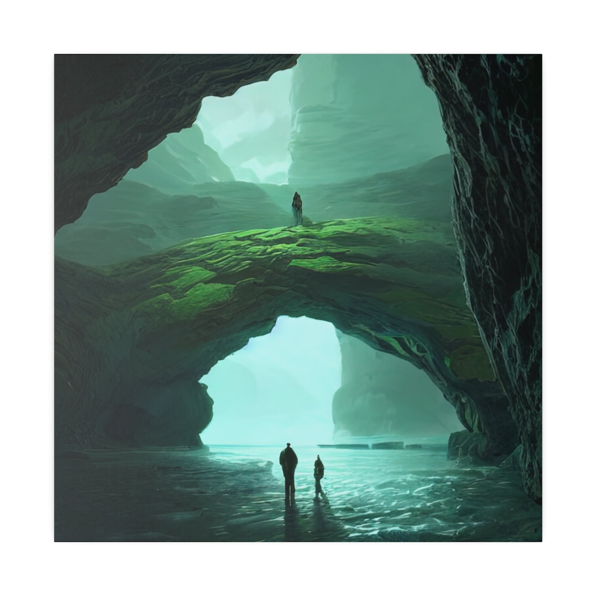 Canvas Print | Watery Underground Cave
