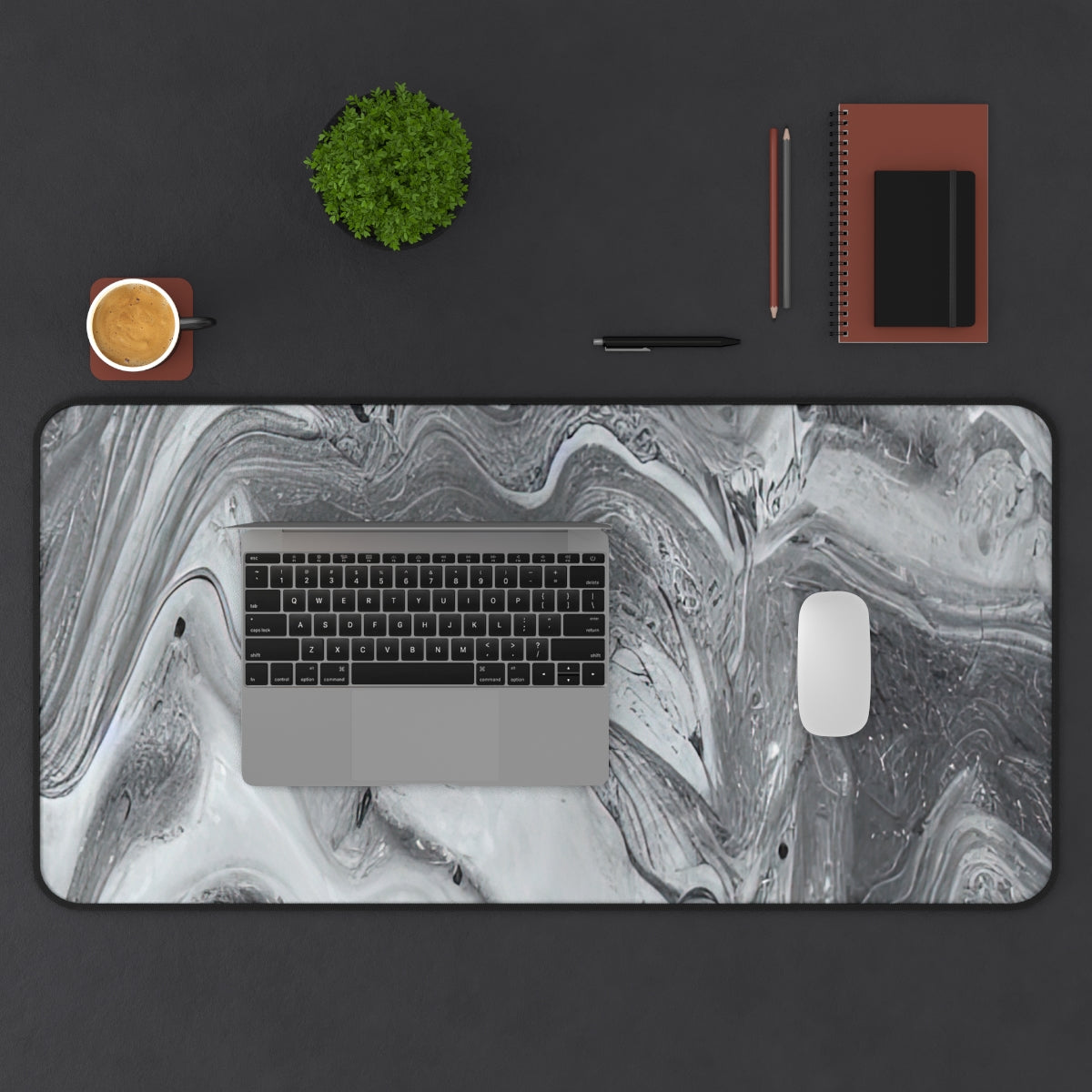 Desk Mat | Old Gray Marble