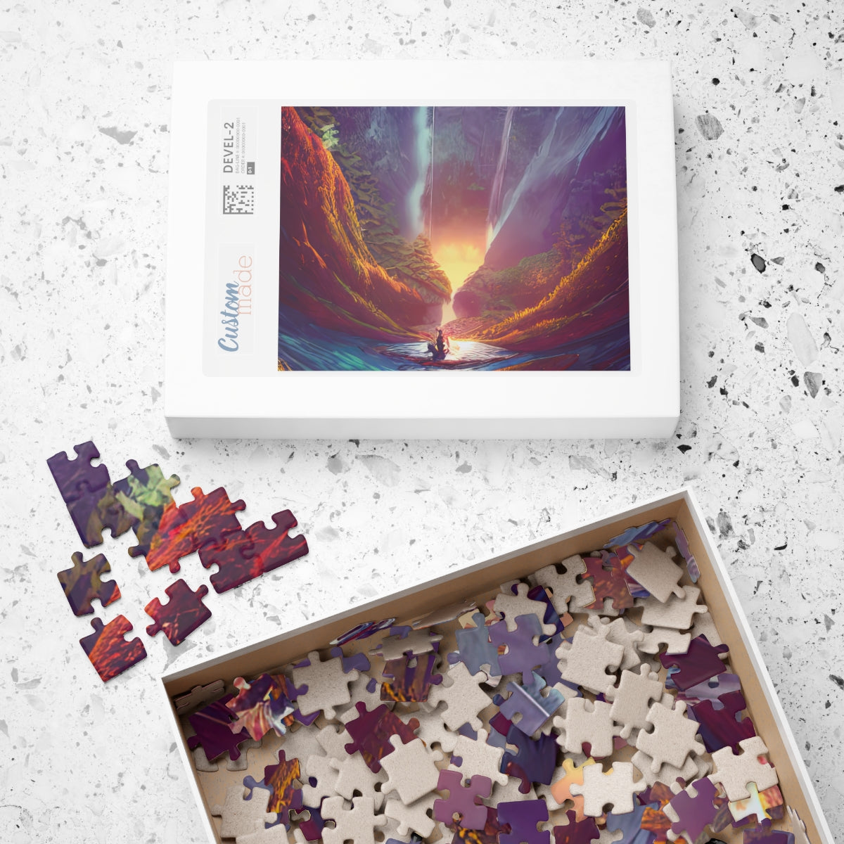 Puzzle (110, 252, 500, 1014-piece) | Water Meets Fire