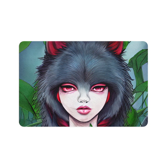 Pet Food Mat | Wolf-Girl Hybrid