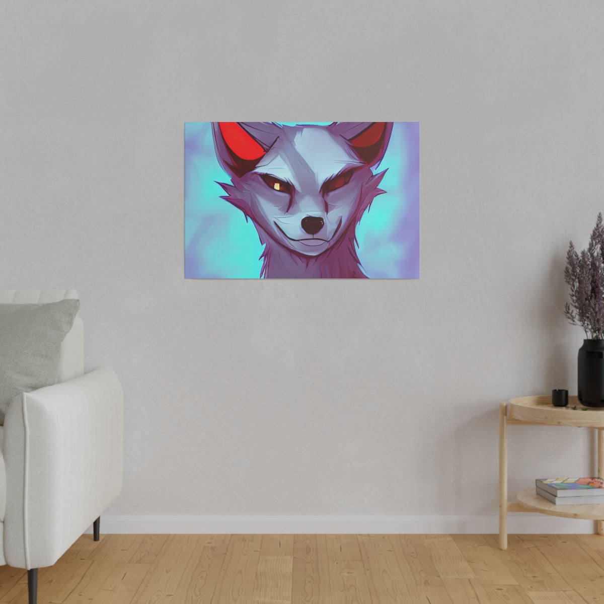 Canvas Print | White Haired Fox