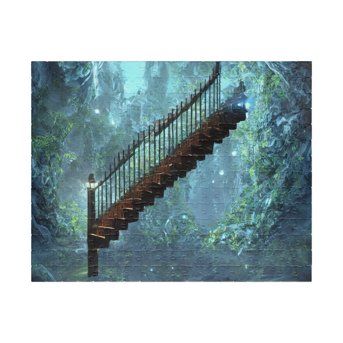 Puzzle | Cavern Staircase Painting (110, 252, 500-piece)