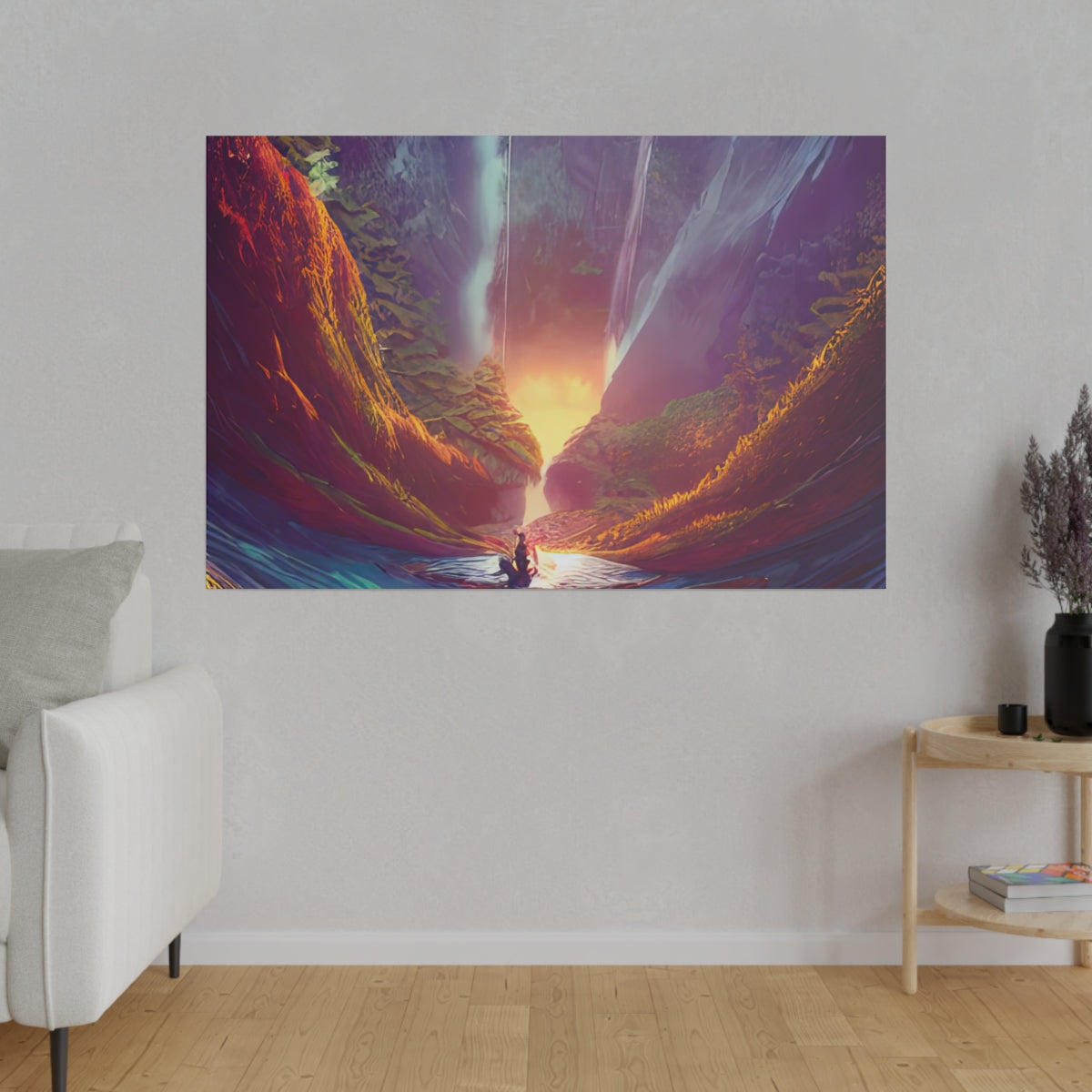 Canvas Print | Water Meets Fire