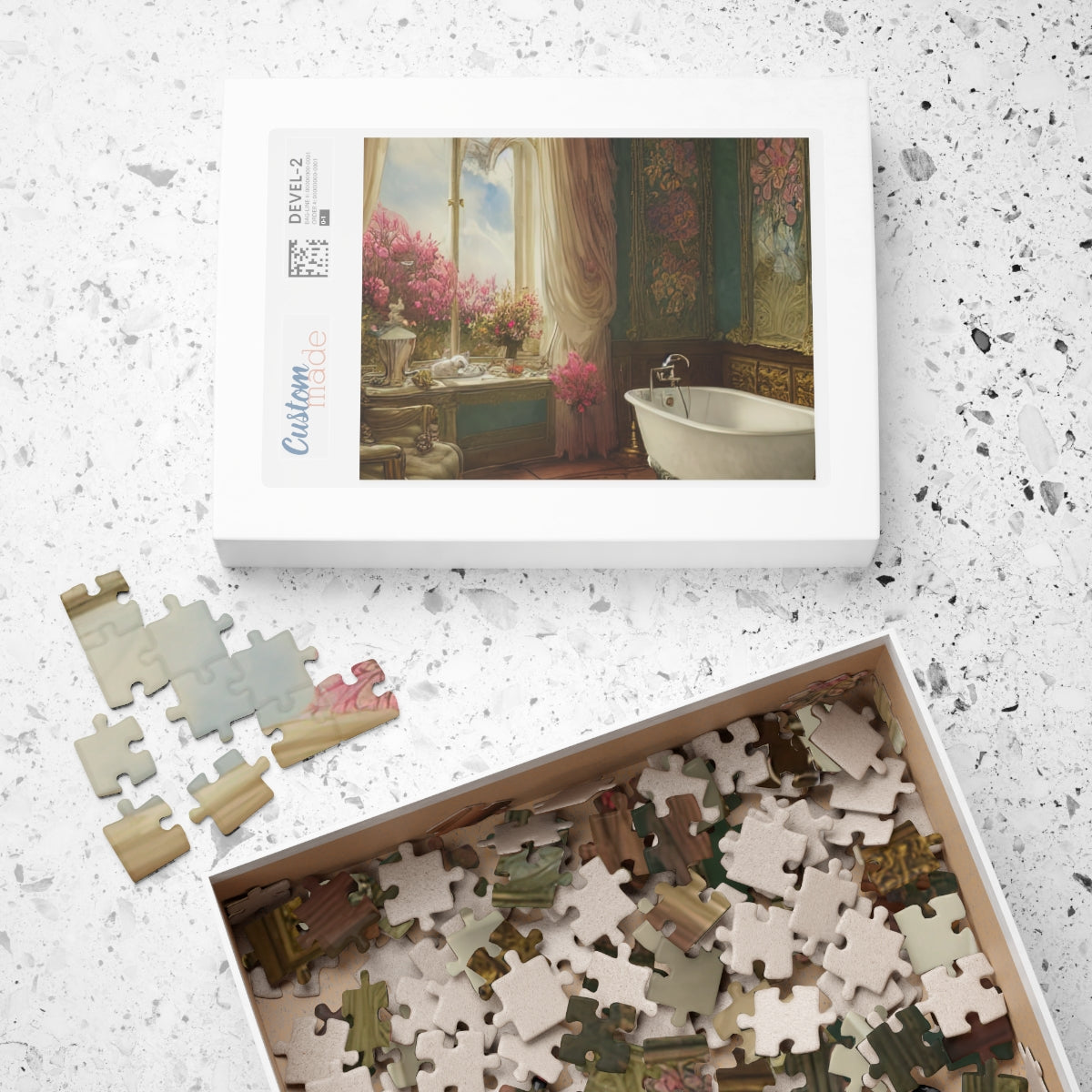 Puzzle (110, 252, 500, 1014-piece) | Vintage Floral Room