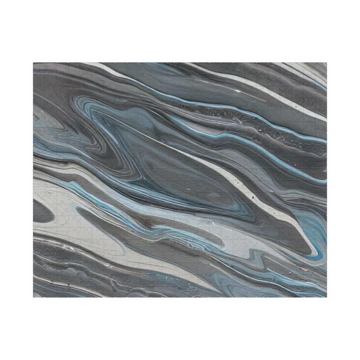 Puzzle (110, 252, 500, 1014-piece) | Blue-Gray Marble Ii