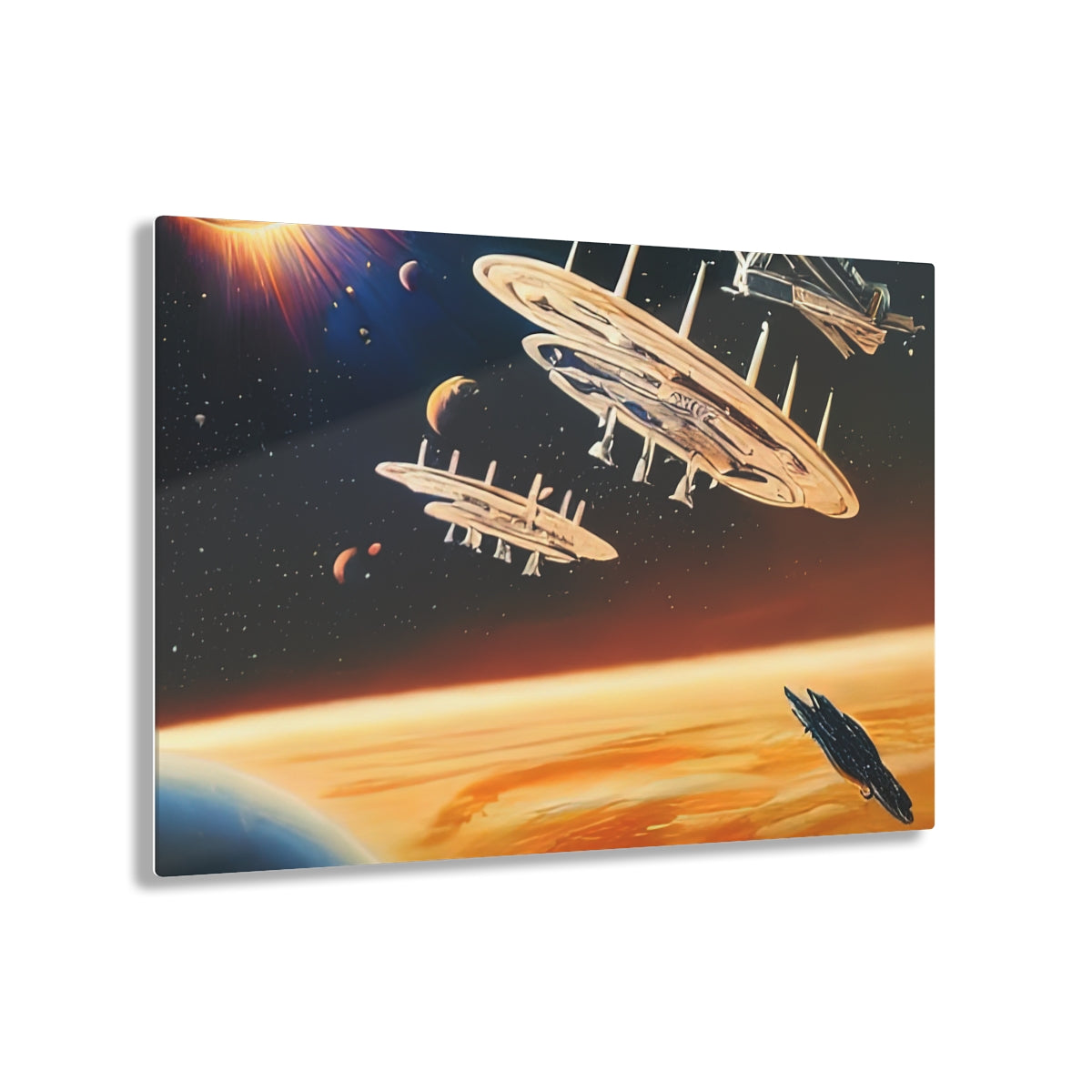 Acrylic Print | 90's Space Scene