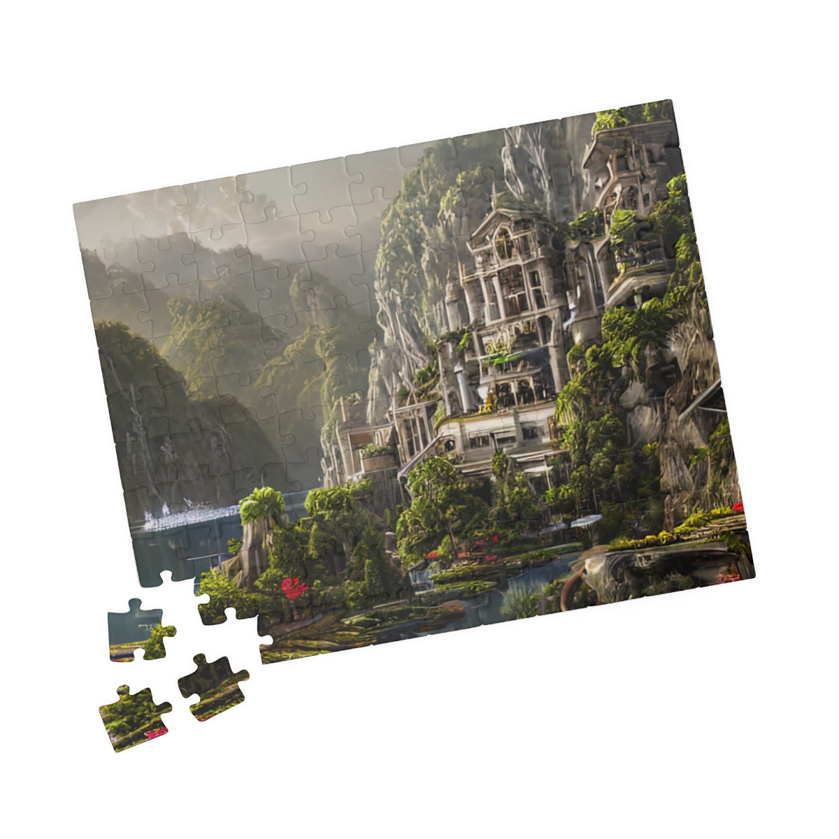Puzzle (110, 252, 500, 1014-piece) | Abandoned City
