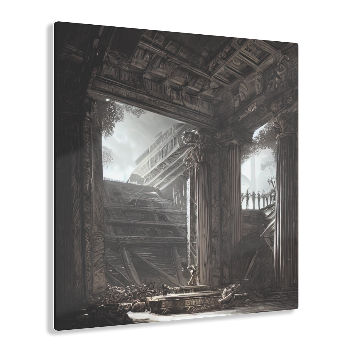 Acrylic Print | Abandoned Coliseum