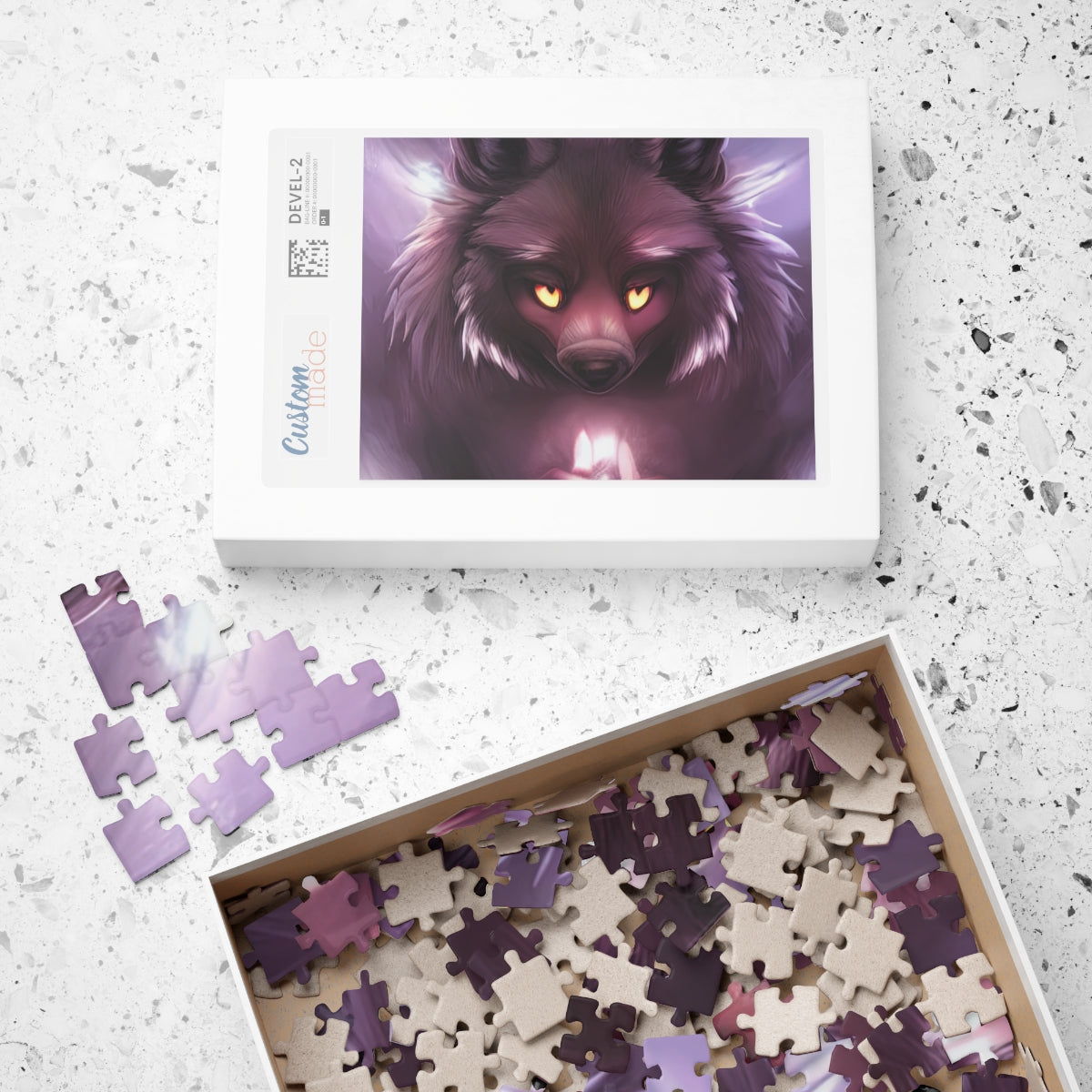 Puzzle (110, 252, 500, 1014-piece) | Wolf Praying