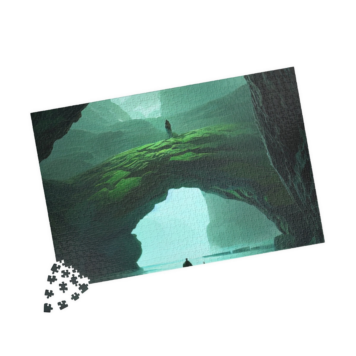 Puzzle (110, 252, 500, 1014-piece) | Watery Underground Cave