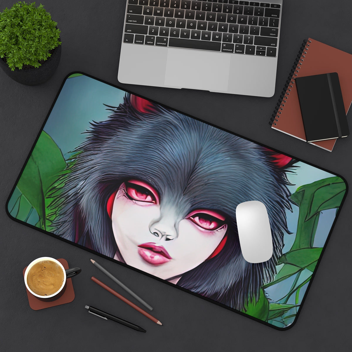 Desk Mat | Wolf-Girl Hybrid
