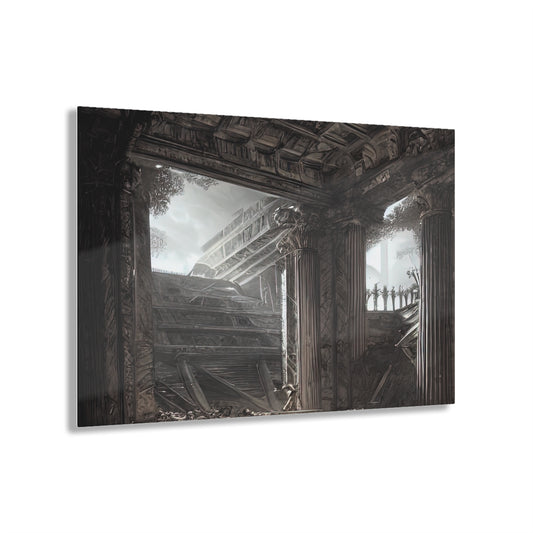Acrylic Print | Abandoned Coliseum