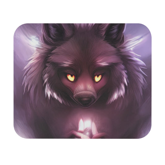 Mouse Pad | Wolf Praying (Rectangle)