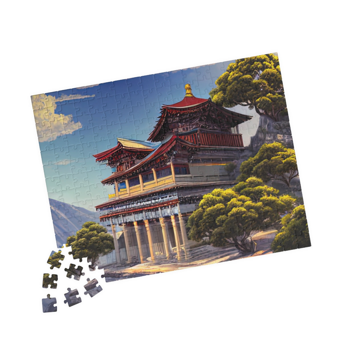 Puzzle (110, 252, 500, 1014-piece) | Abandoned Temple