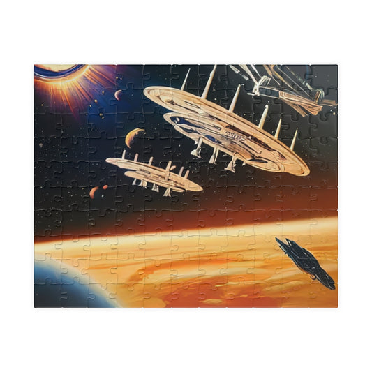 Puzzle (110, 252, 500, 1014-piece) | 90's Space Scene