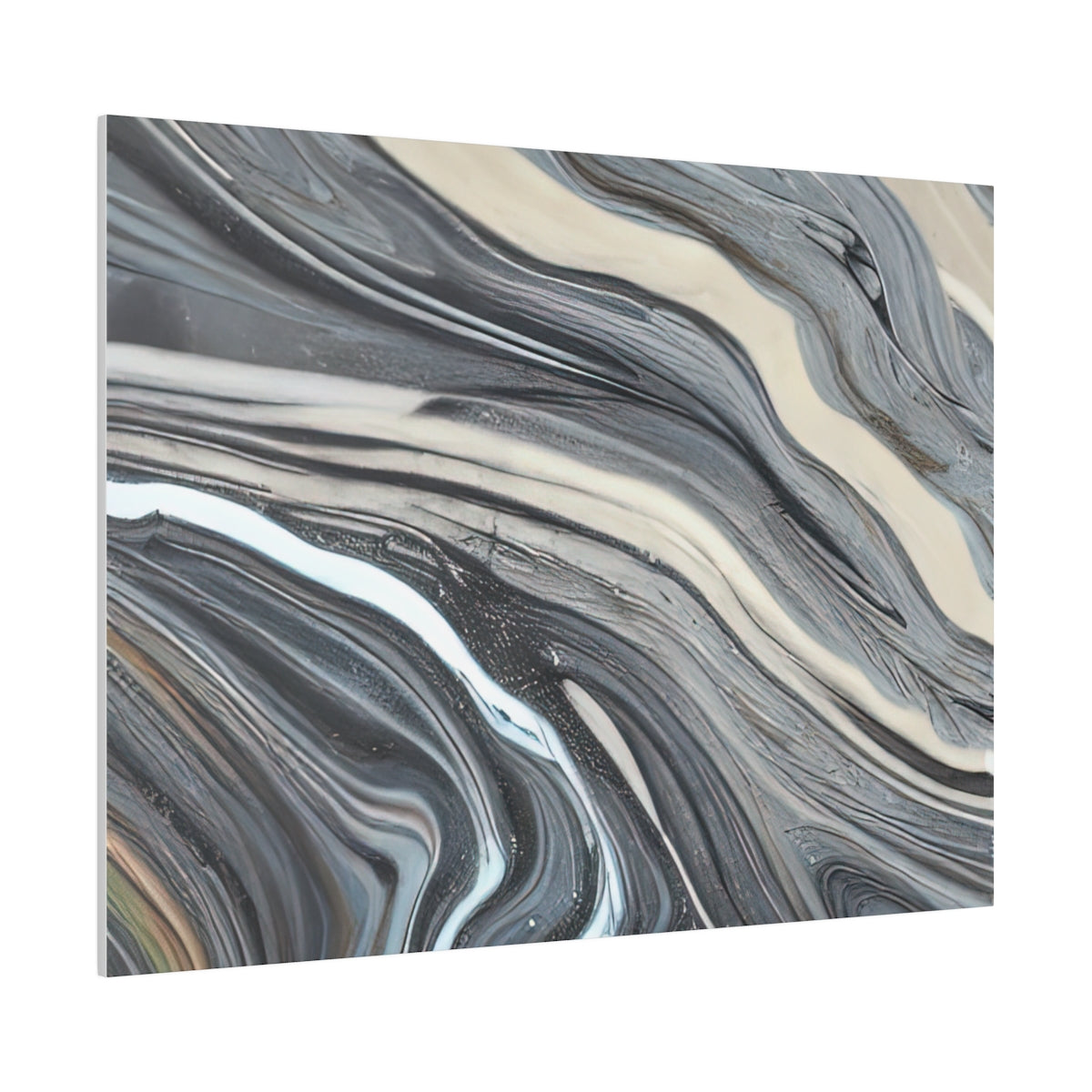 Canvas Print | Blue-Gray Marble