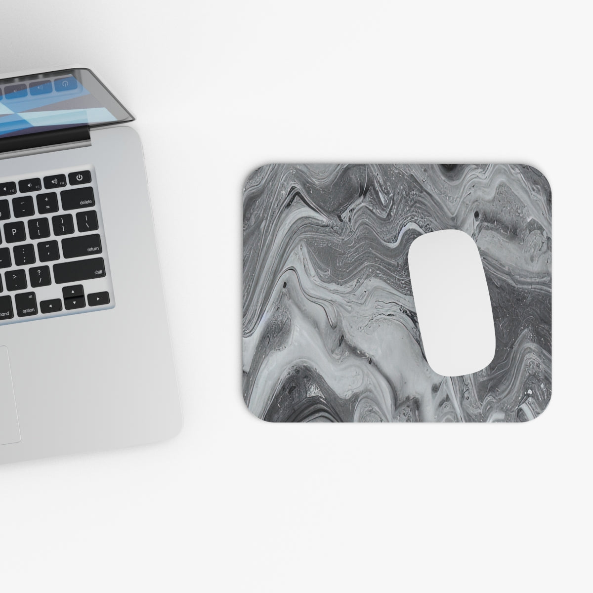 Mouse Pad | Old Gray Marble (Rectangle)