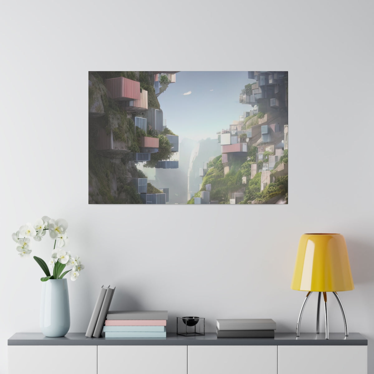 Canvas Print | Brick-Layered City