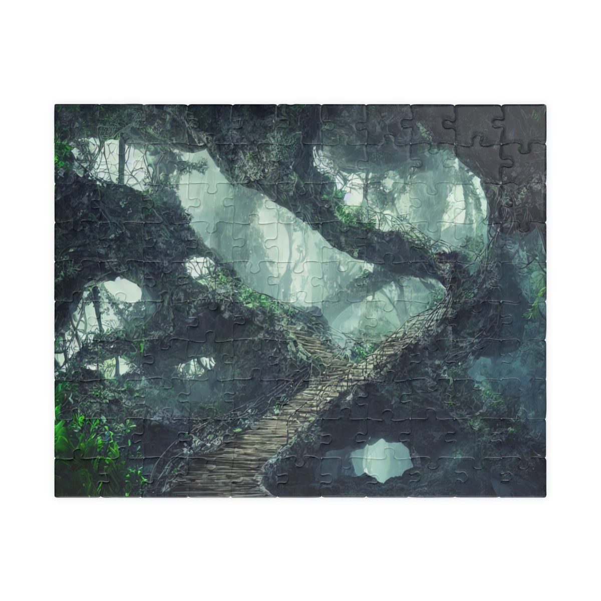 Puzzle | Forest Steps Painting (110, 252, 500, 1014-piece)