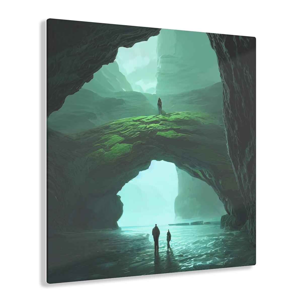 Acrylic Print | Watery Underground Cave