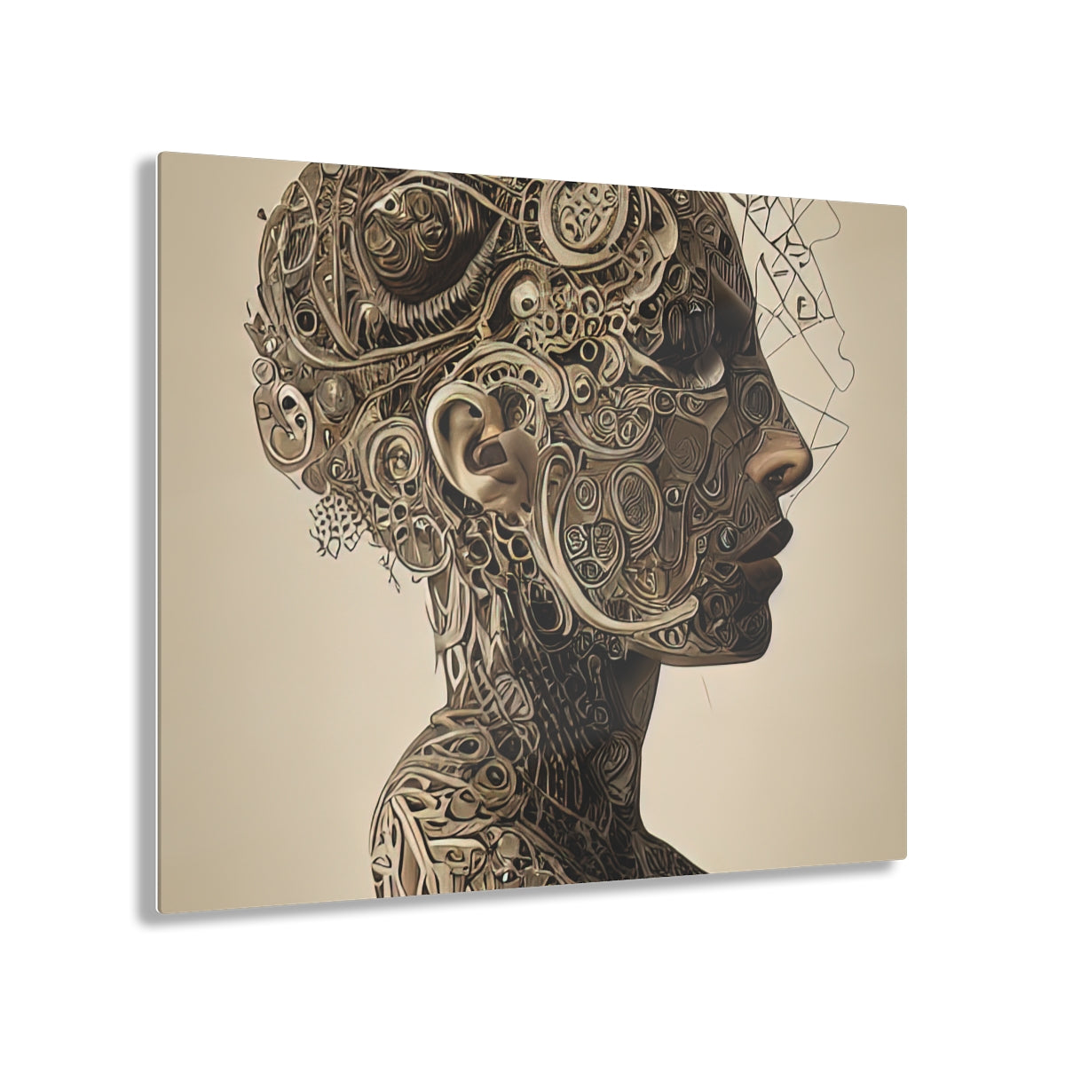 Acrylic Print | Abstract Girl Art