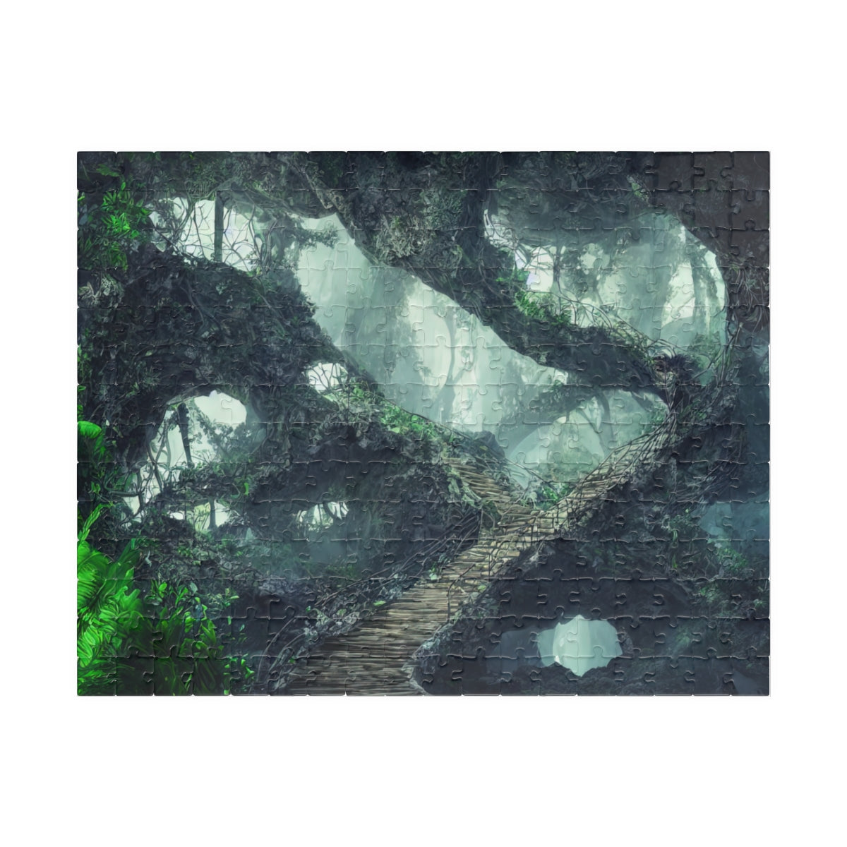 Puzzle | Forest Steps Painting (110, 252, 500, 1014-piece)