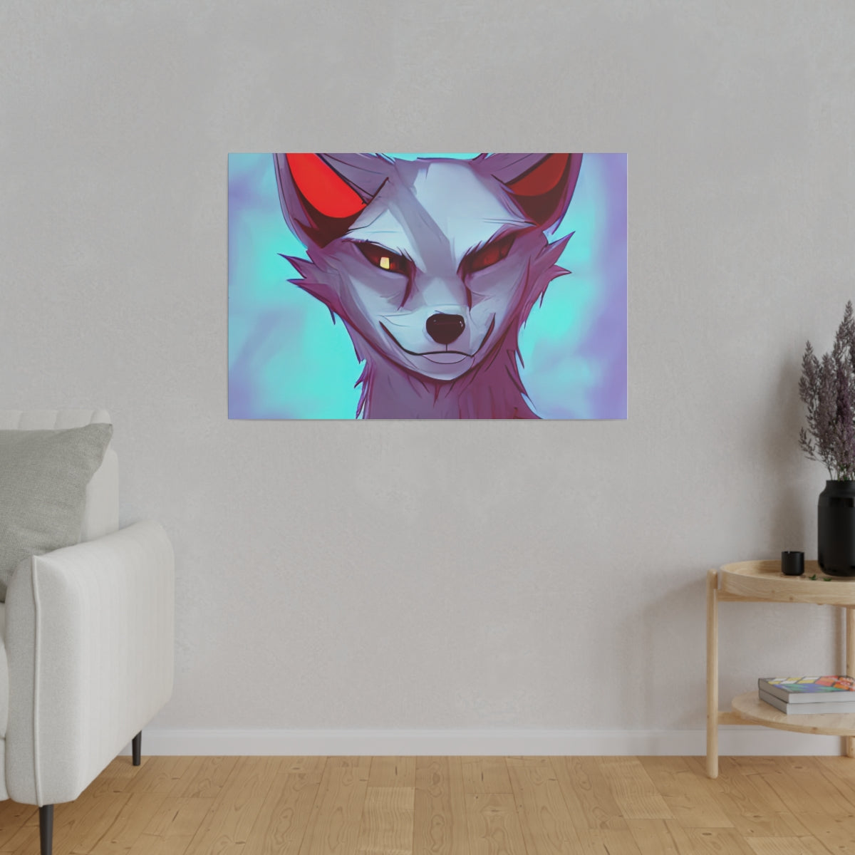 Canvas Print | White Haired Fox