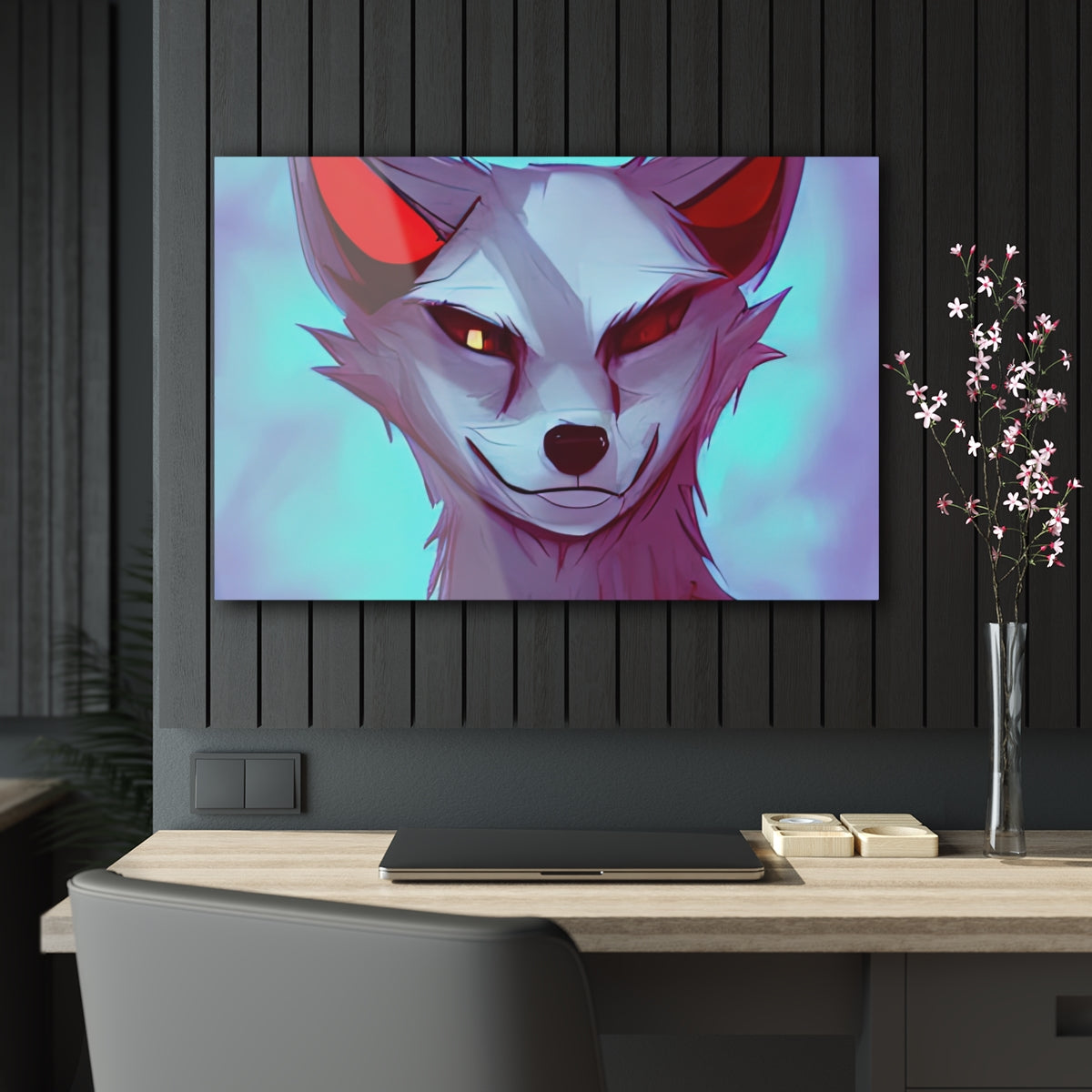 Acrylic Print | White Haired Fox