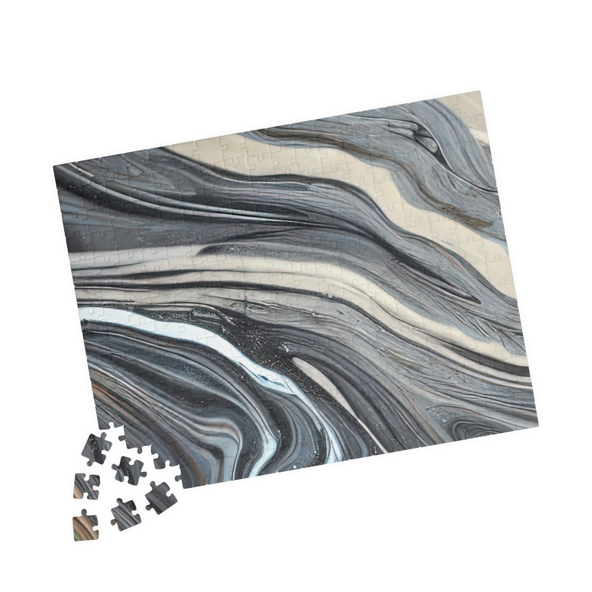 Puzzle (110, 252, 500, 1014-piece) | Blue-Gray Marble