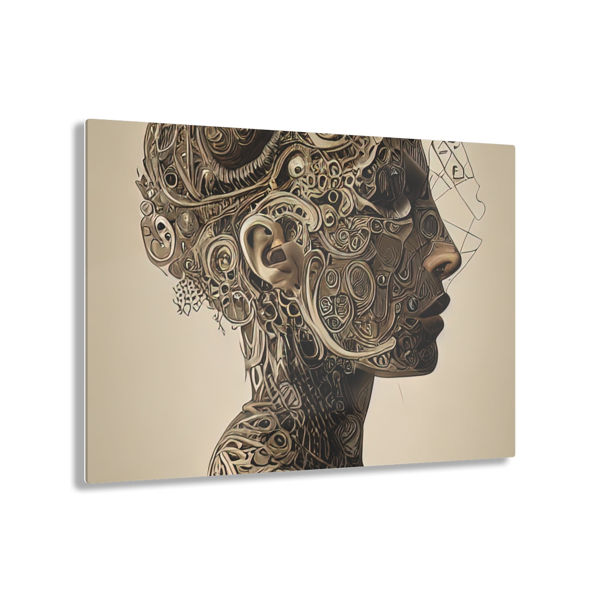 Acrylic Print | Abstract Girl Art